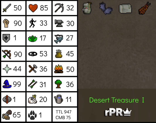 š„99 Magic Infernal Pure Gmaulerš„90 Strengthš„90 Rangedš„DT1 + Mith Gloves