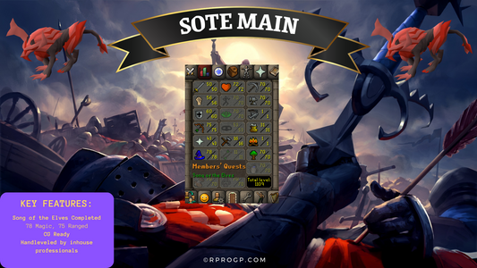 🧝SOTE Completed Main🧝CG Ready🧝78 Magic🧝75 Ranged