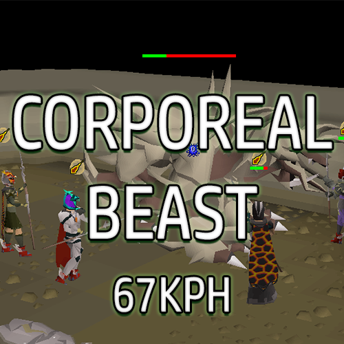 Corporeal Beast Boosting (67 KC per hour)