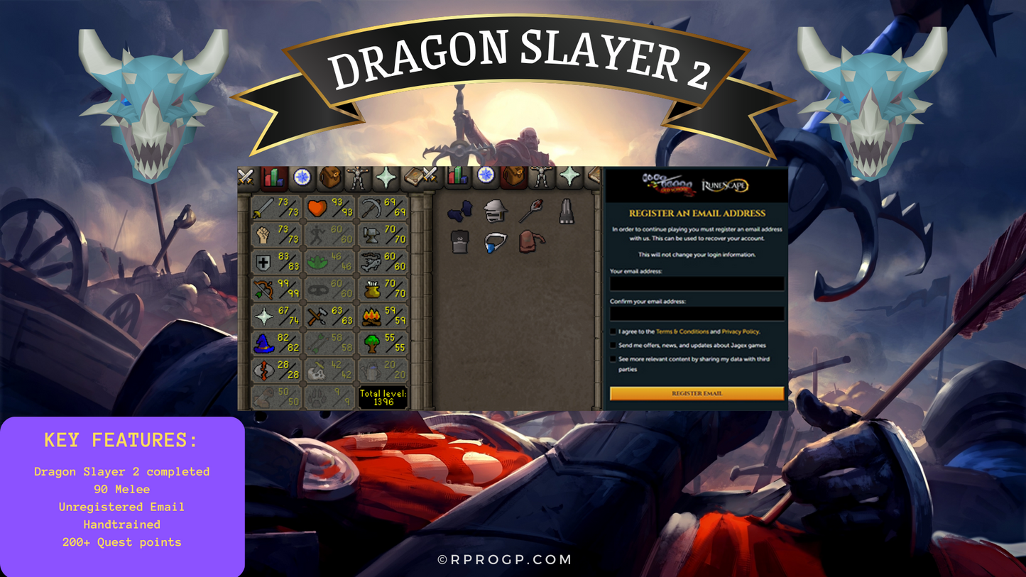 🐉DS2🐉99 Ranged🐉Everything for Vorkath (Salve ei, Voids Ranger)🐉